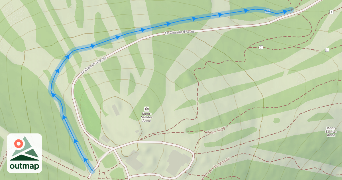 Map of 65 La Baptême