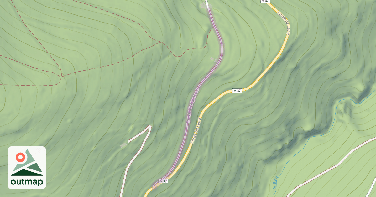 Map of Chemin de Piquavent