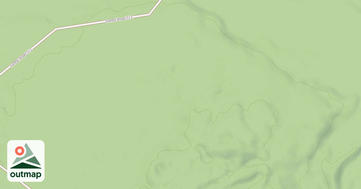 Map of FR 512B