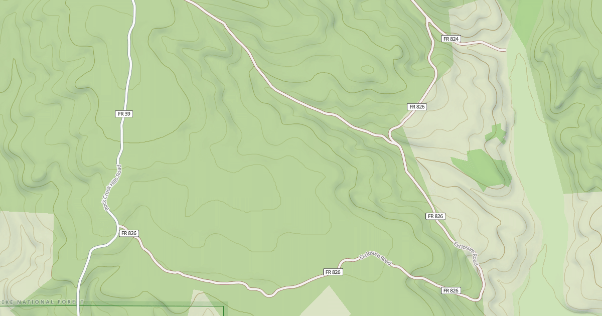 Map preview of EXCLOSURE