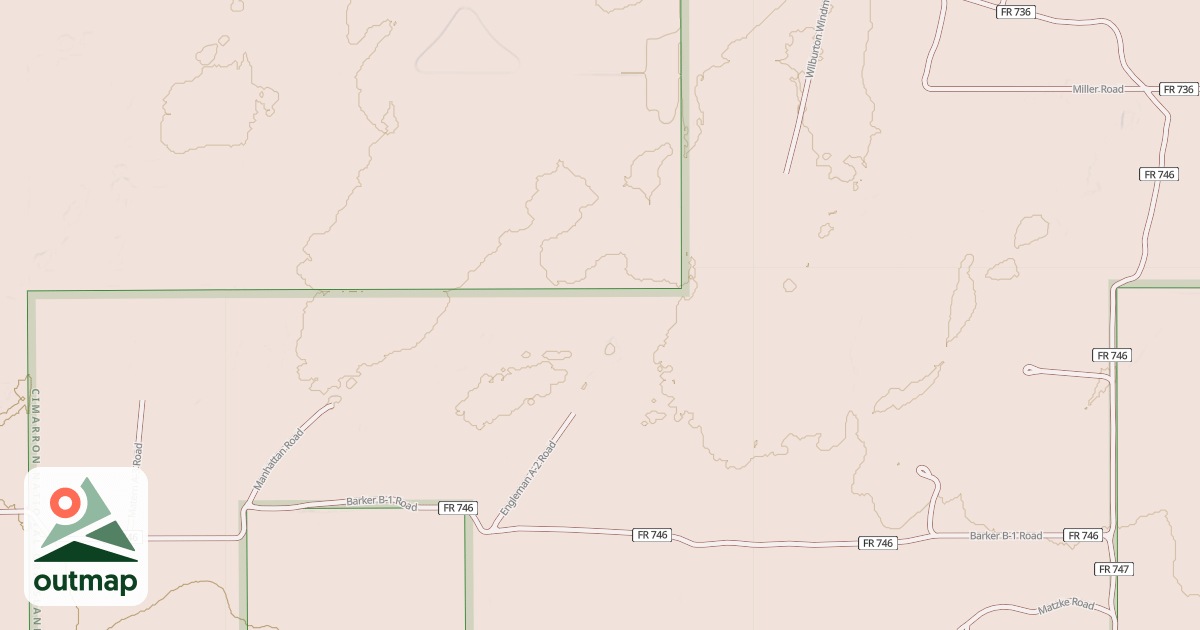 Map of BARKER B-1