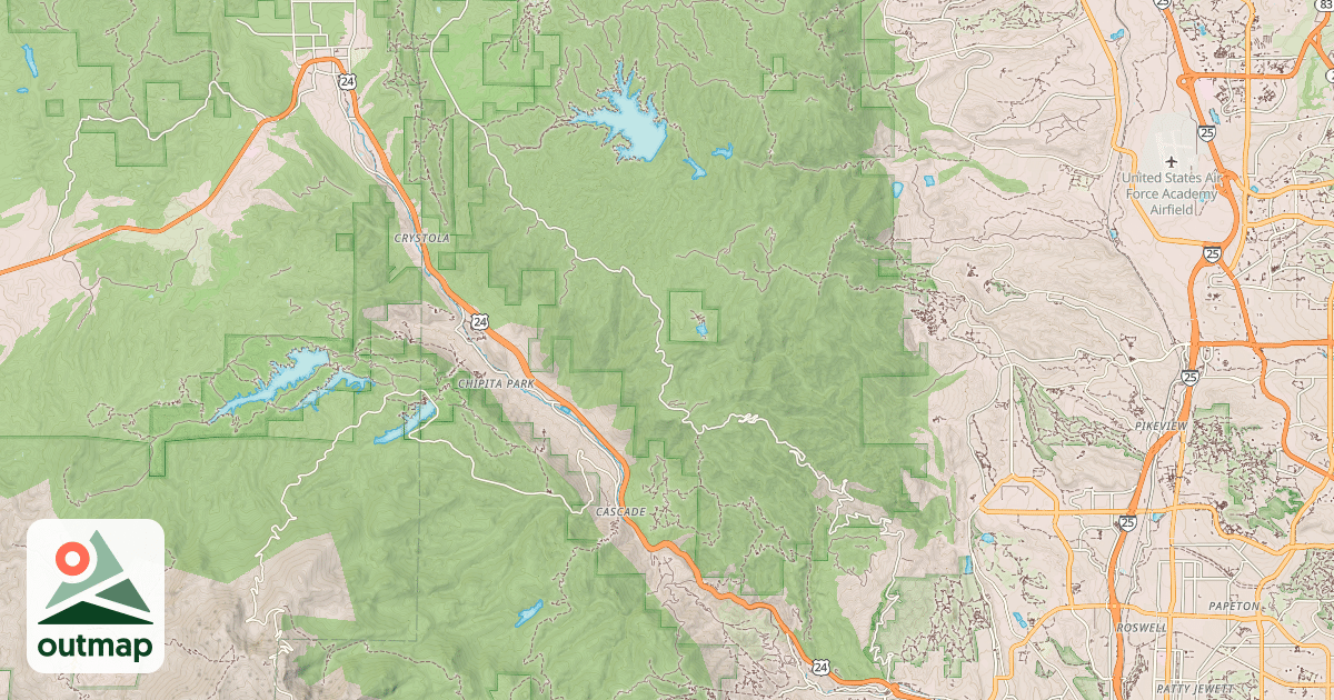 Map of RAMPART RANGE