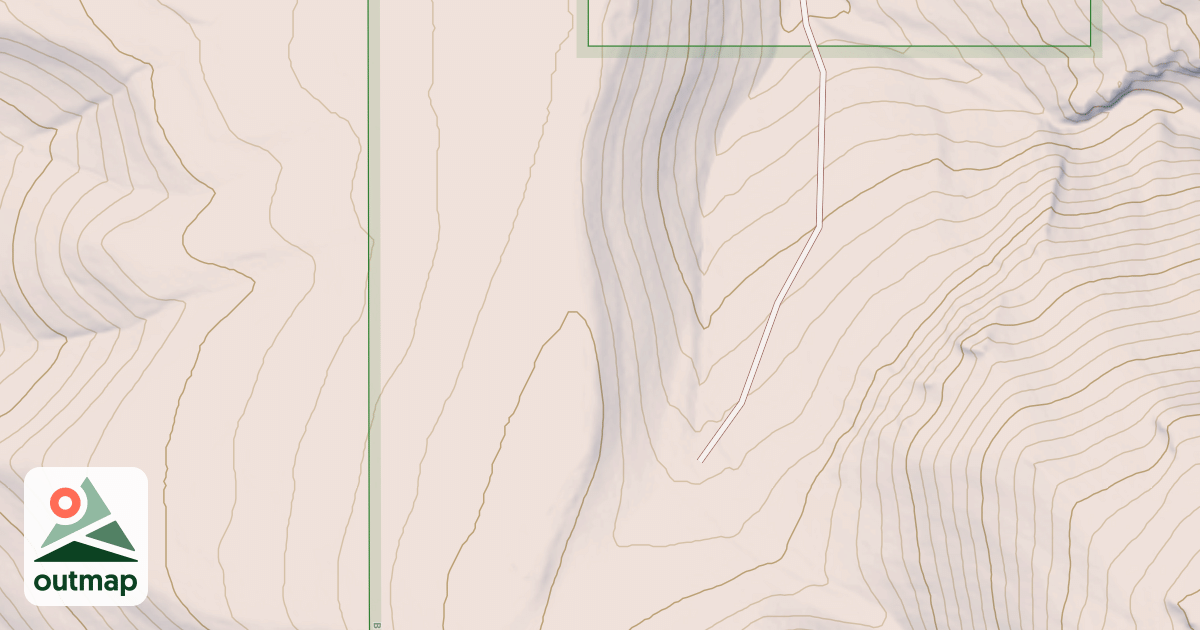 Map of COTTONWOOD COW CAMP
