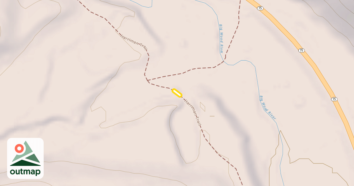 Map of Harriman Trail