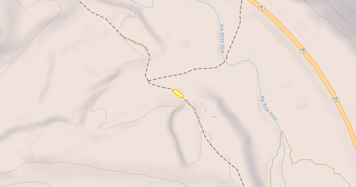 Map preview of Harriman Trail