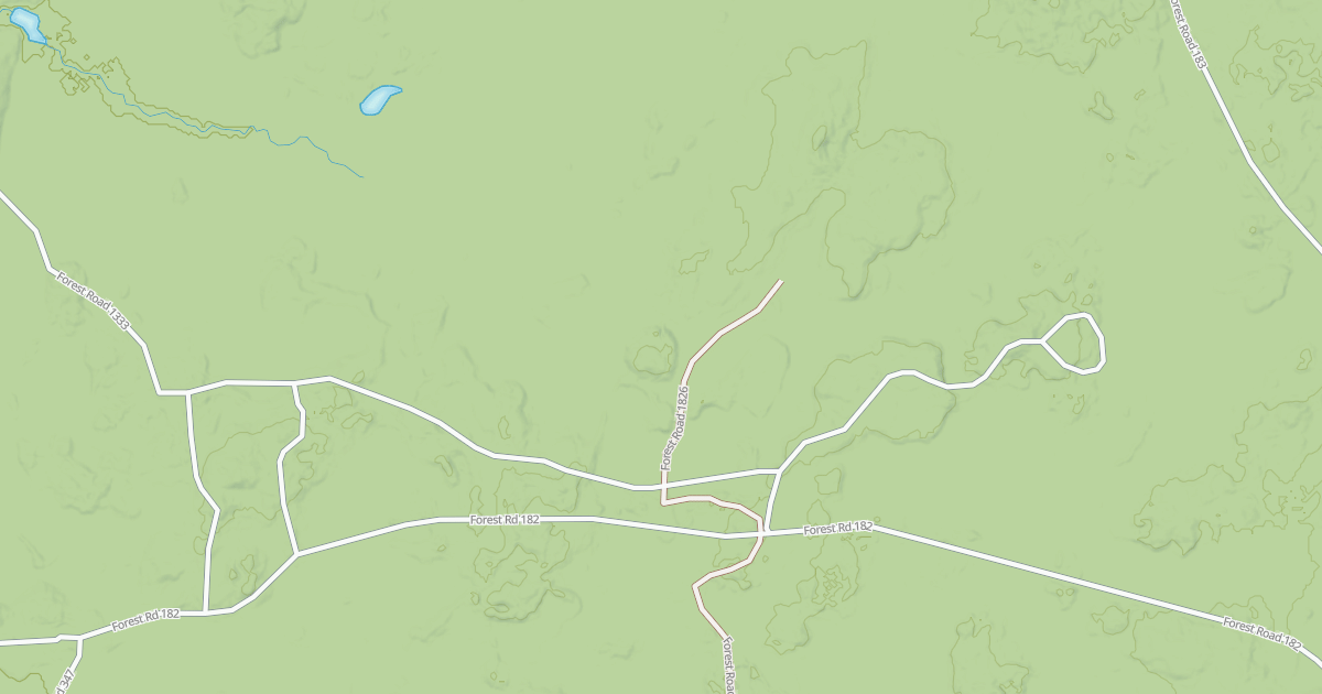 Map preview of USFS Motor Vehicle Use Map Trails 19668