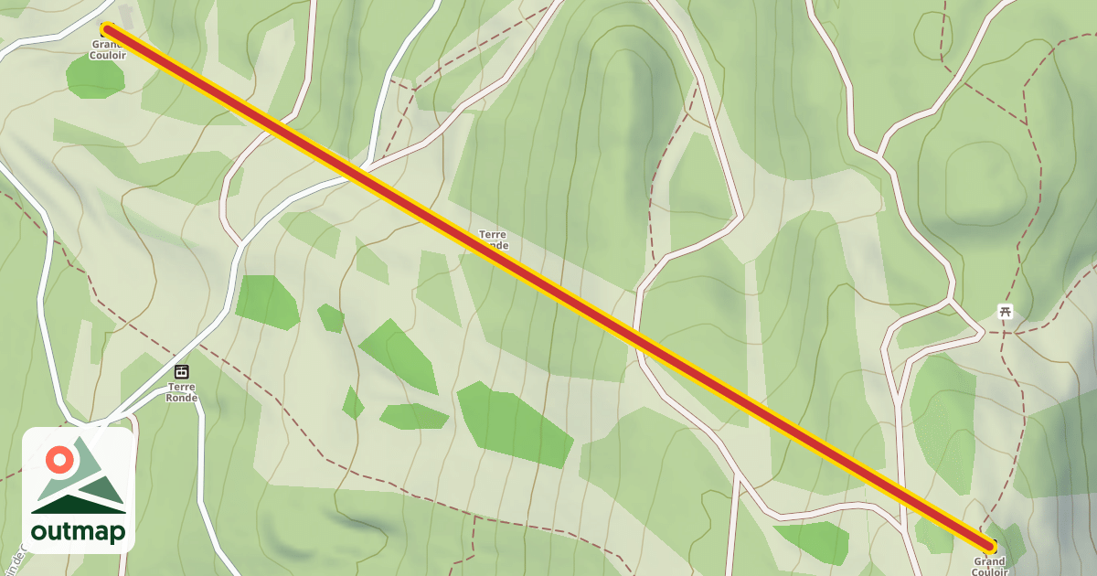 Map of Grand Couloir