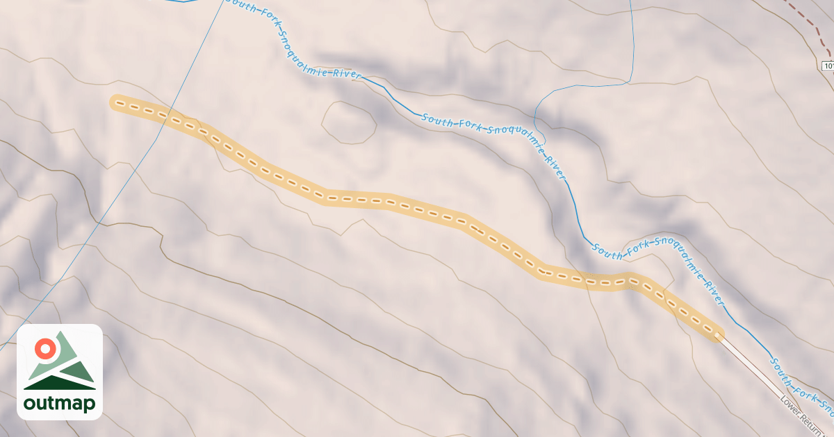 Map of Lower Return to Lifts