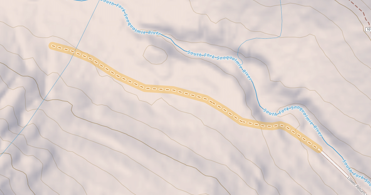Map preview of Lower Return to Lifts