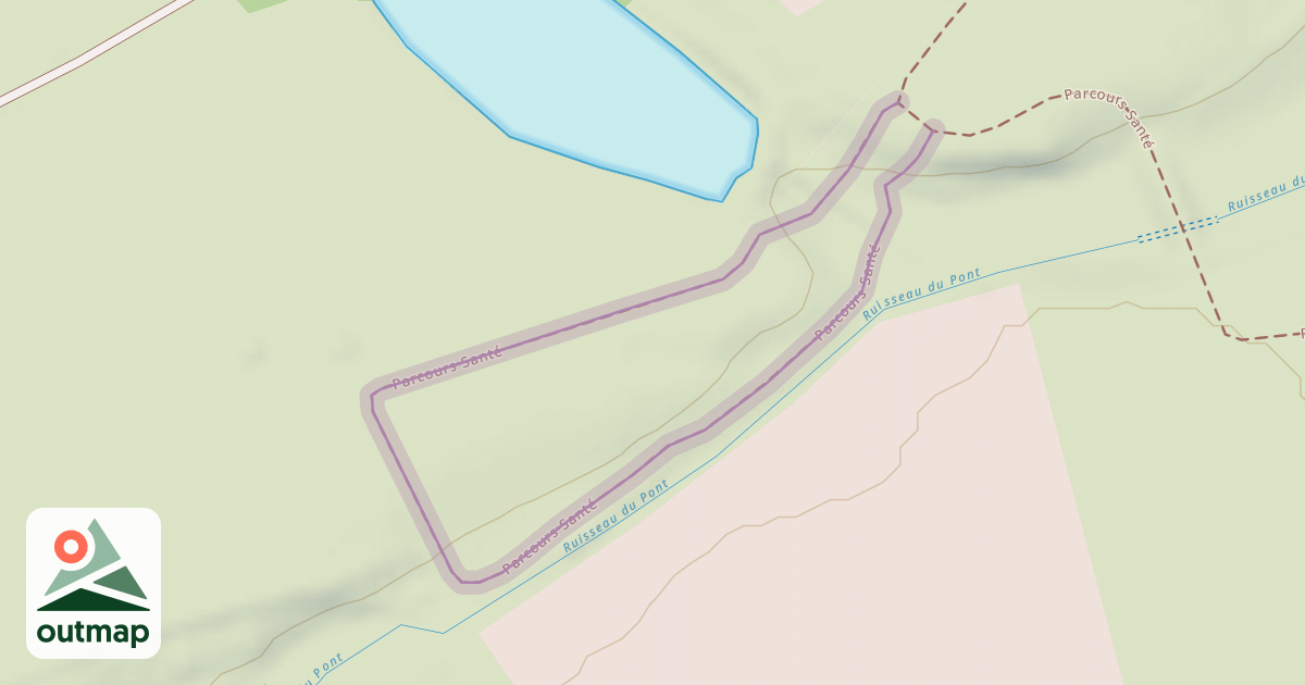 Map of Parcours Santé