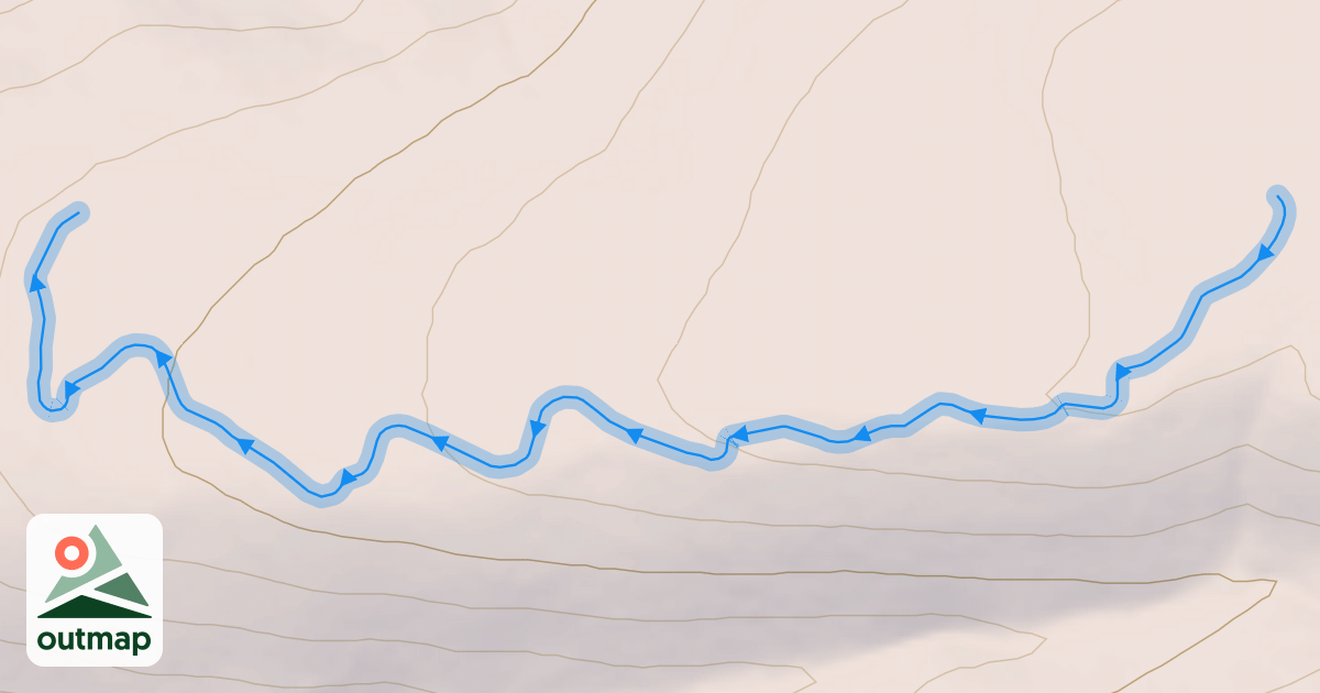Map of Rib Cage Trail