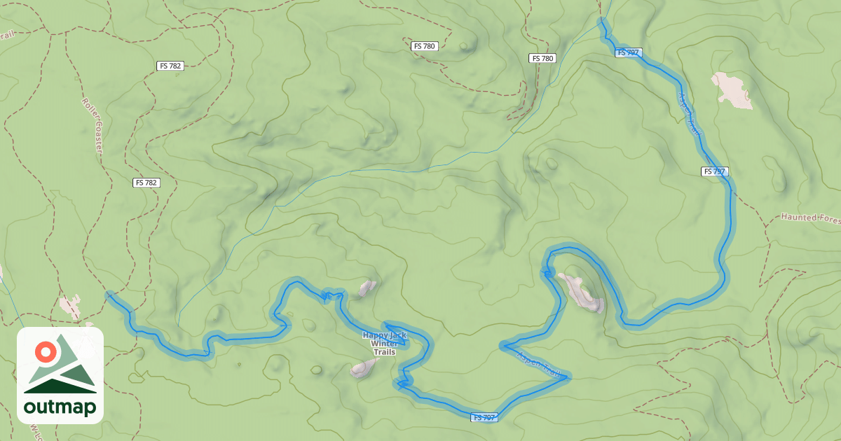 Map of Aspen Trail