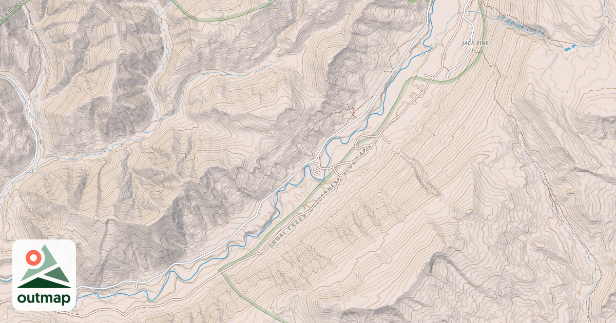 Map of JACK PINE SUMMER HOME AREA
