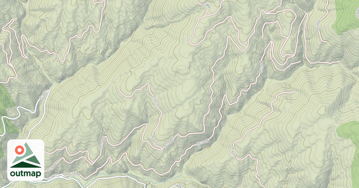 Map of (FDR) NORTH SIDE RYE CREEK