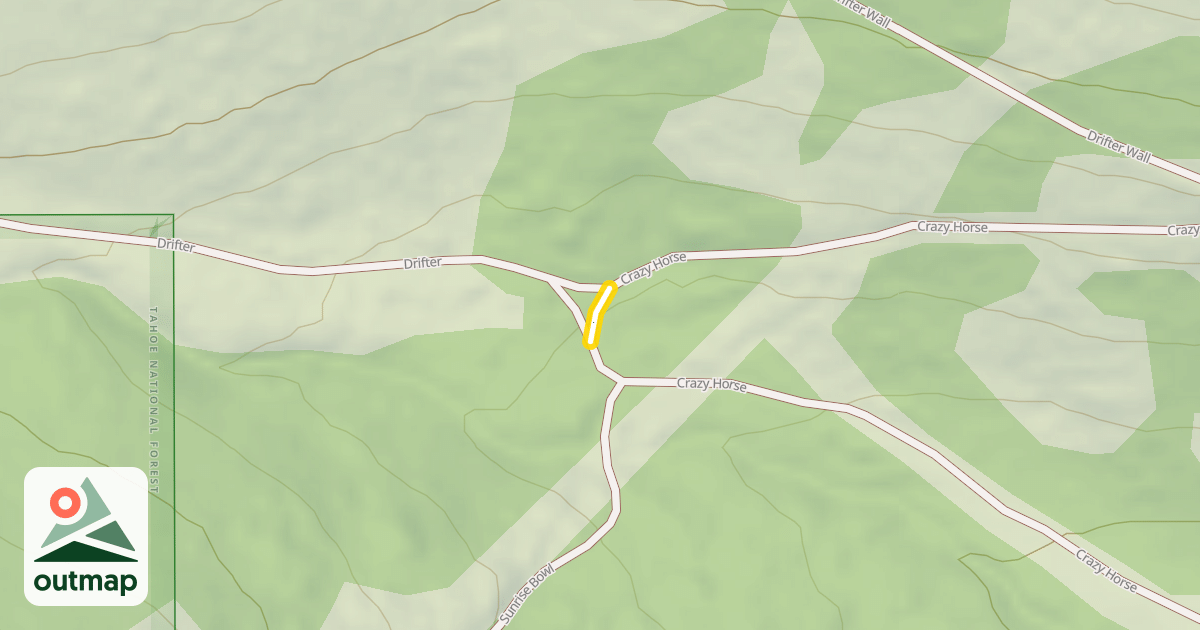 Map of Crazy Horse