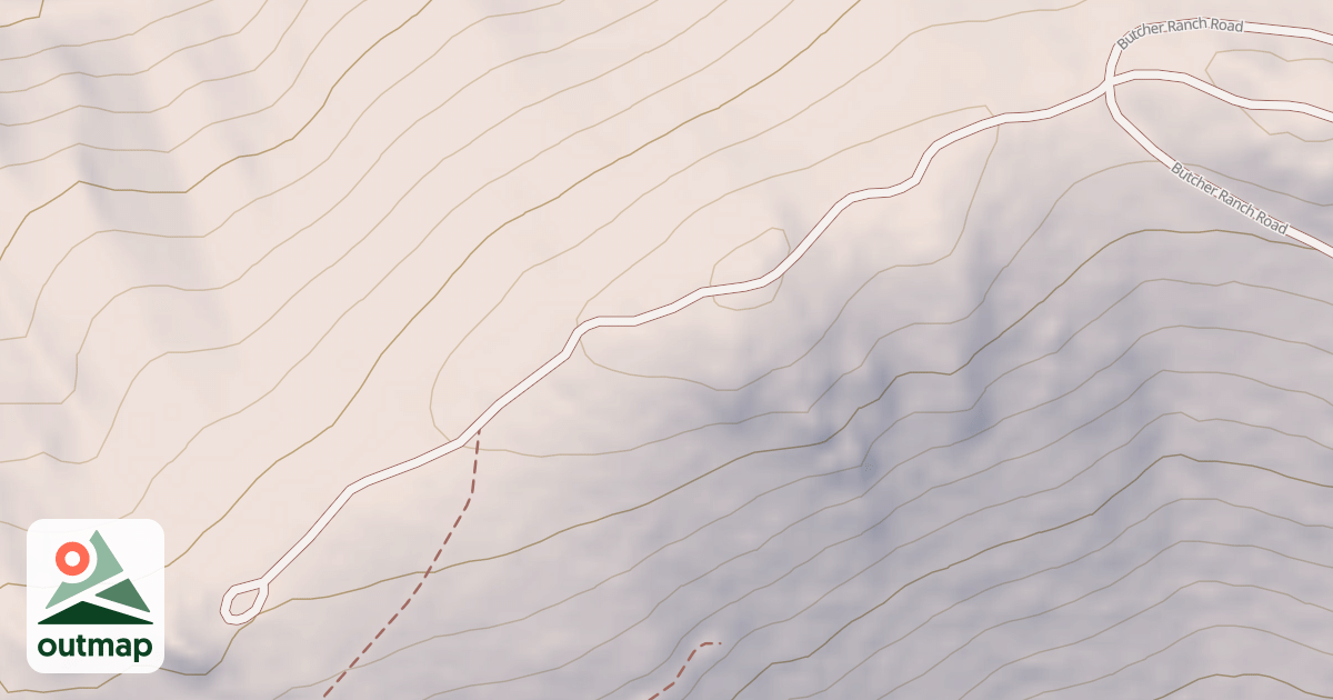 Map of Black Vista Ohv Trail