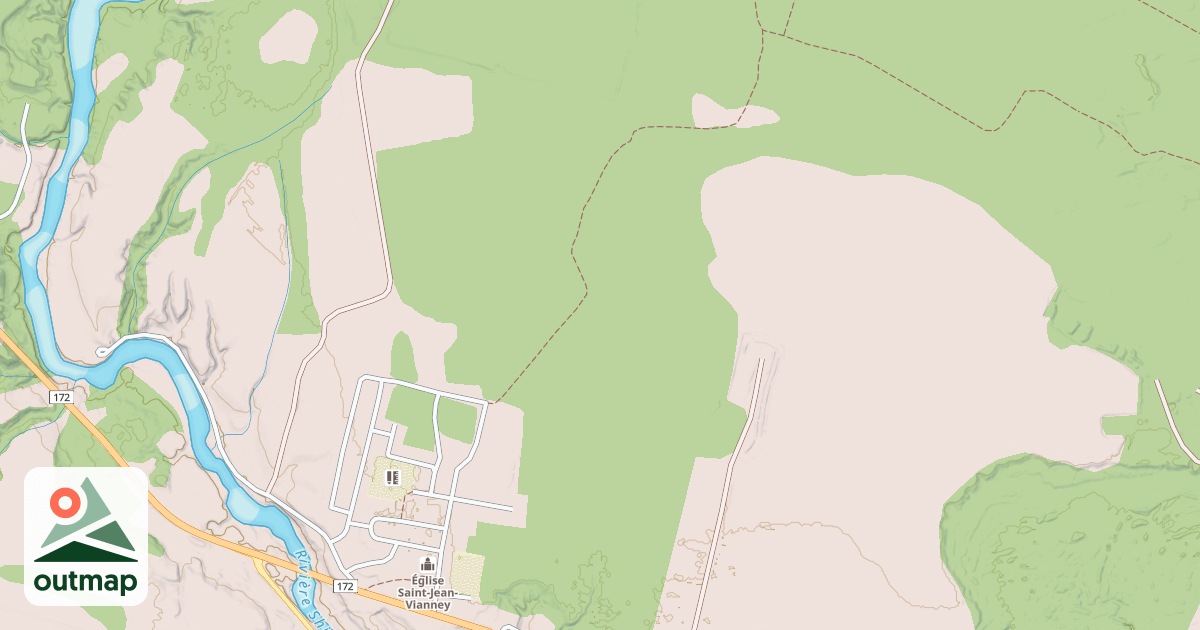Map of Saguenay Quad Trails 21