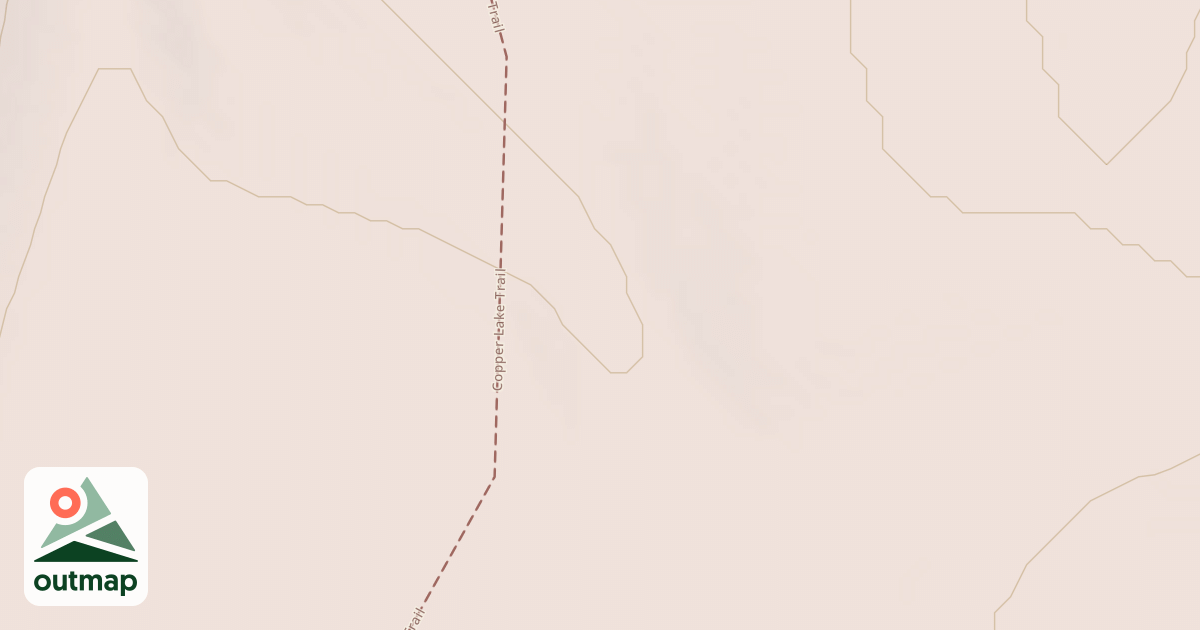 Map of Copper Lake Trail