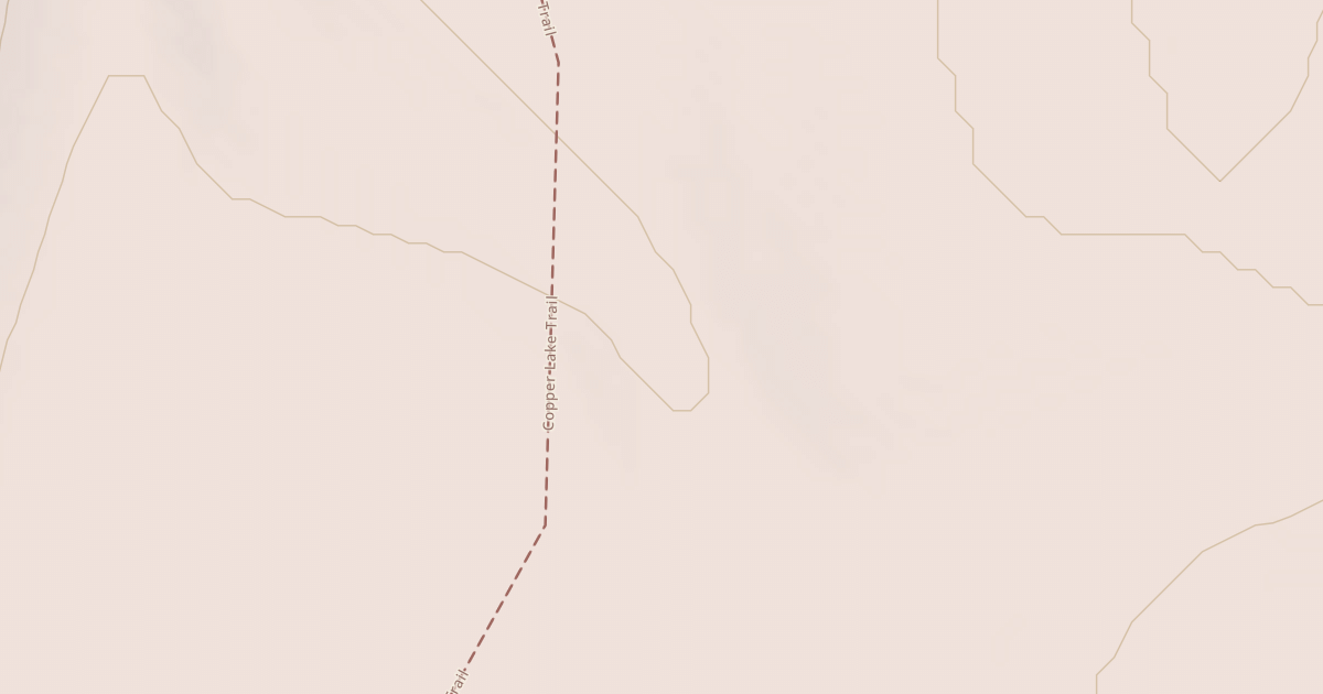 Map preview of Copper Lake Trail