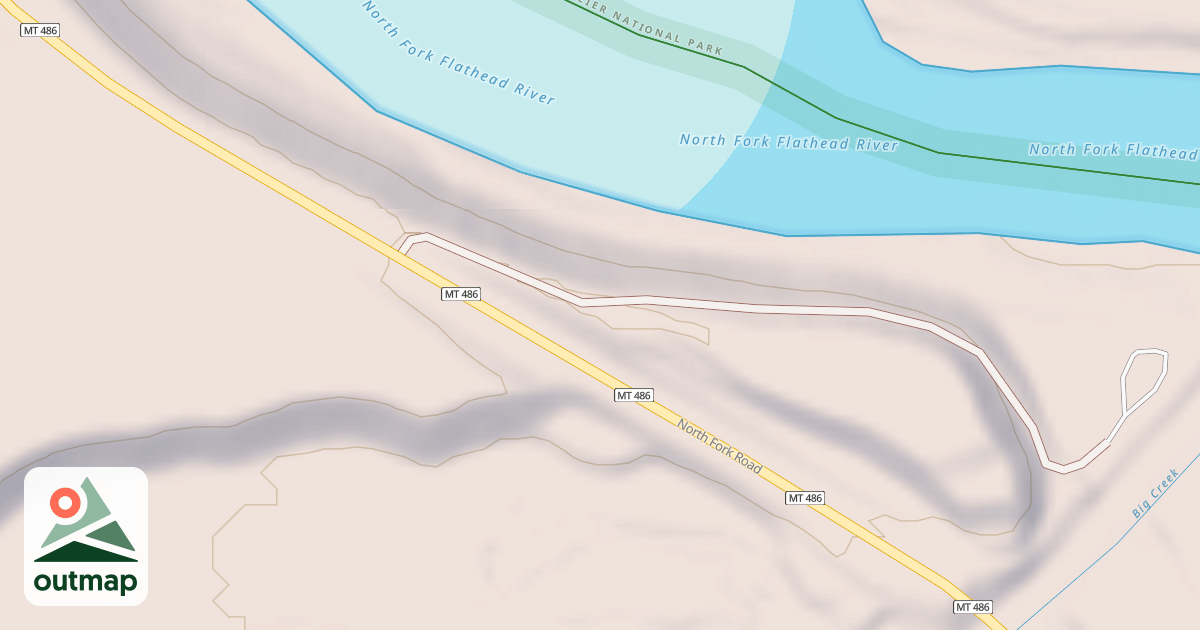 Map of BIG CREEK HELISPOT