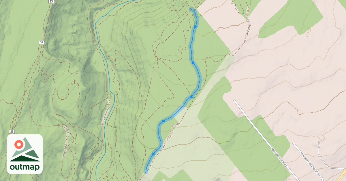 Map of 21 La Cairn