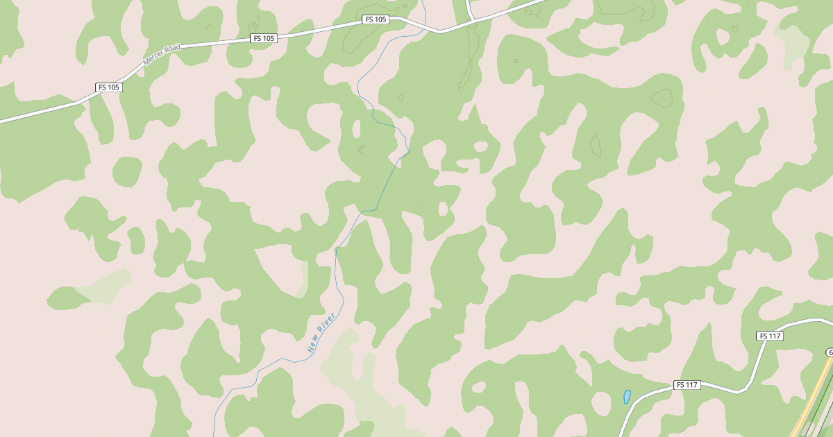 Map preview of USFS National Forest System Roads {7FC4DC50-722E-4714-AAF1-3F3E9280D993}
