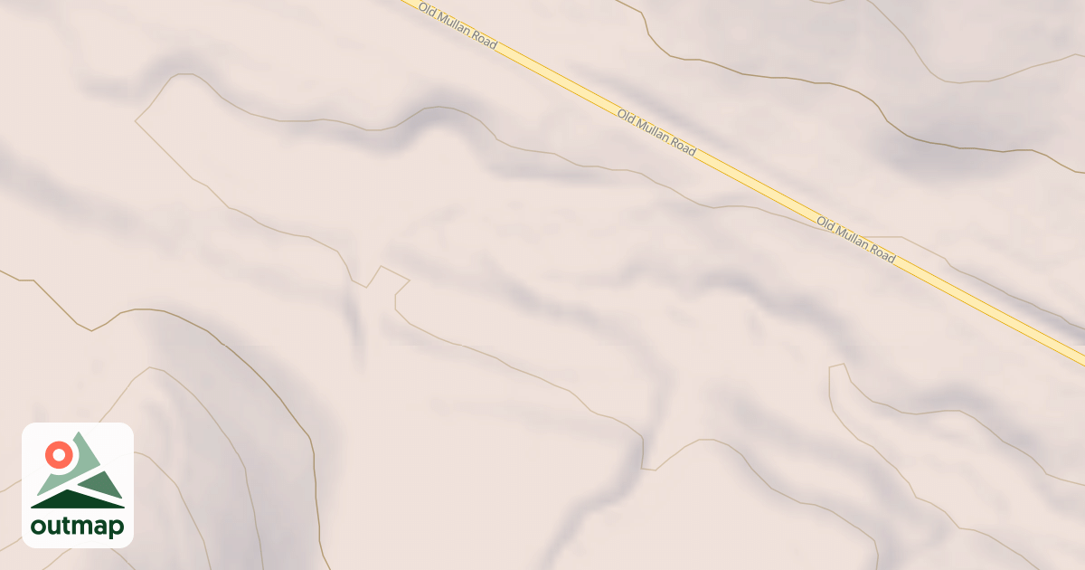 Map of MULLAN CAMEL