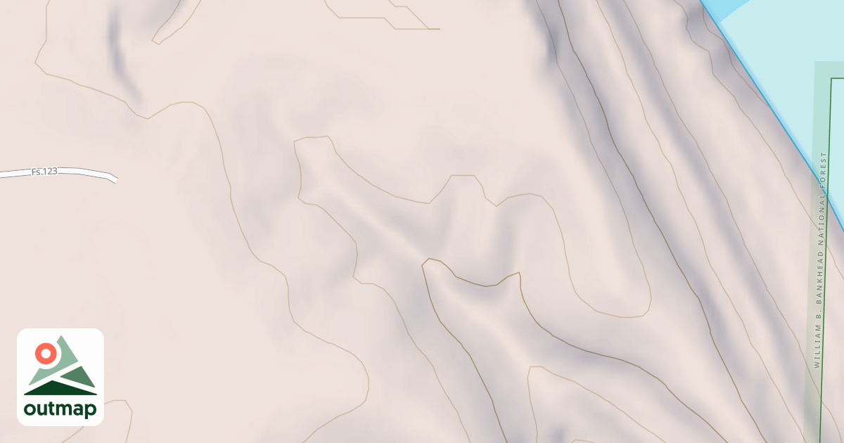 Map of EVERGREEN