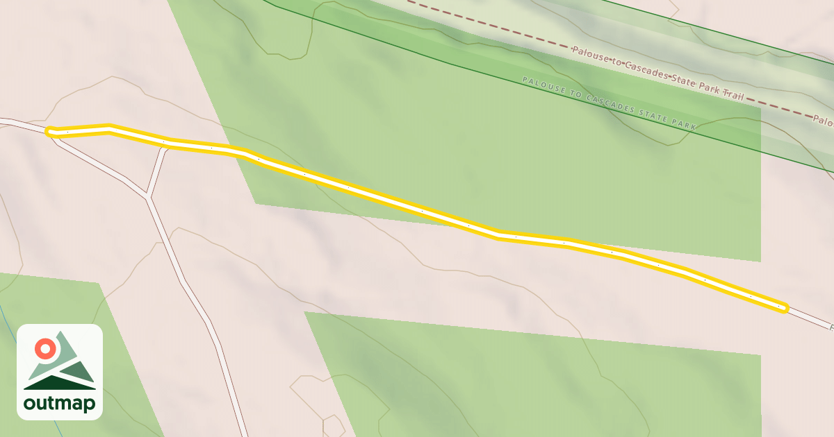 Map of Forest Road 5400-424