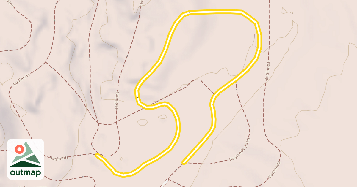 Map of Badlands