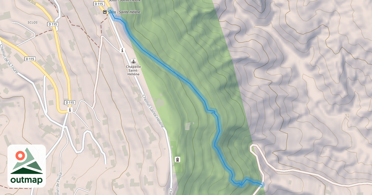 Map of Chemin des tuyaux