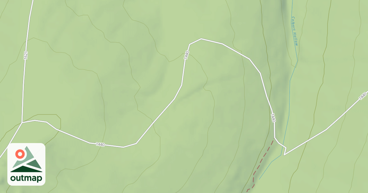 Map of COLBERT HOL SPUR-A