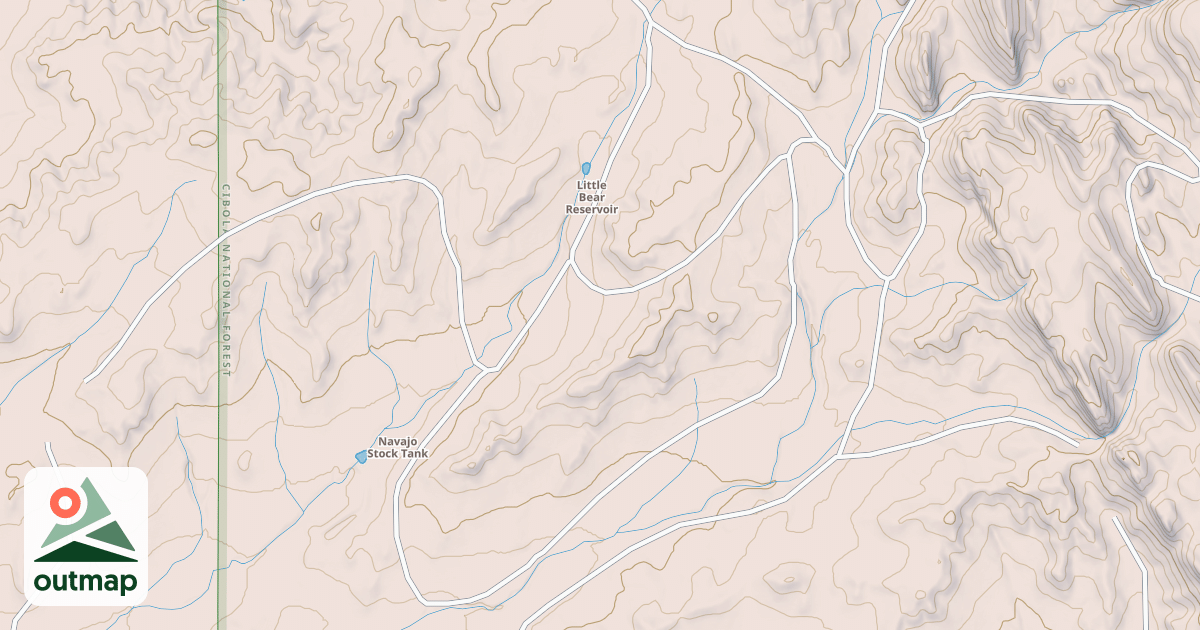 Map of USFS National Forest System Roads {F5712CA4-8BF0-4C36-83DF-789761A39AE0}