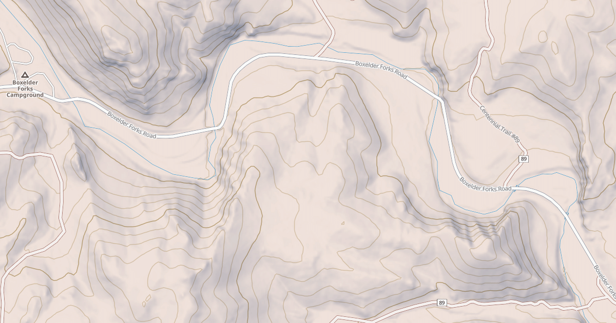 Map preview of BOXELDER FORKS
