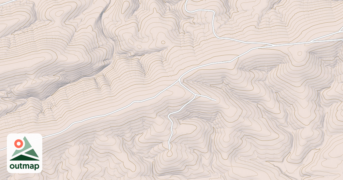 Map of DUTCH CREEK MTN