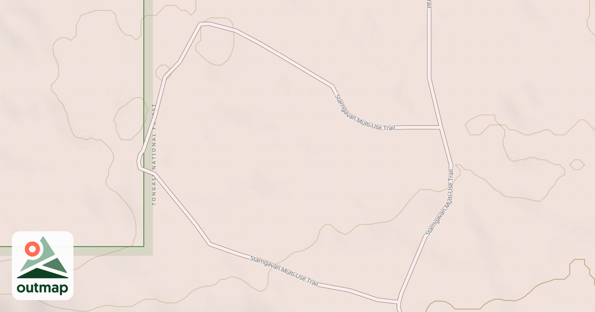 Map of STARRIGAVAN VALLEY LOOP B
