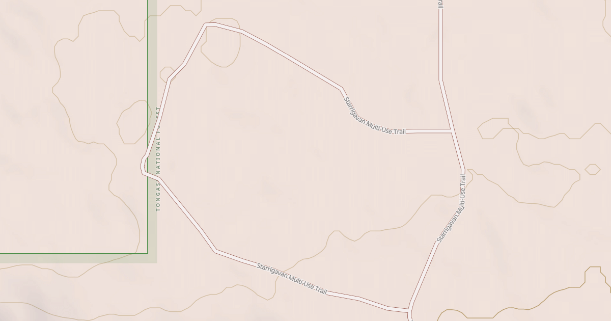 Map preview of STARRIGAVAN VALLEY LOOP B