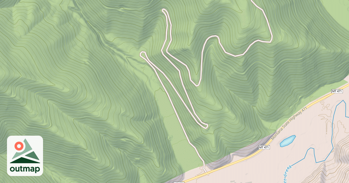 Map of BRUSH SHAMROCK