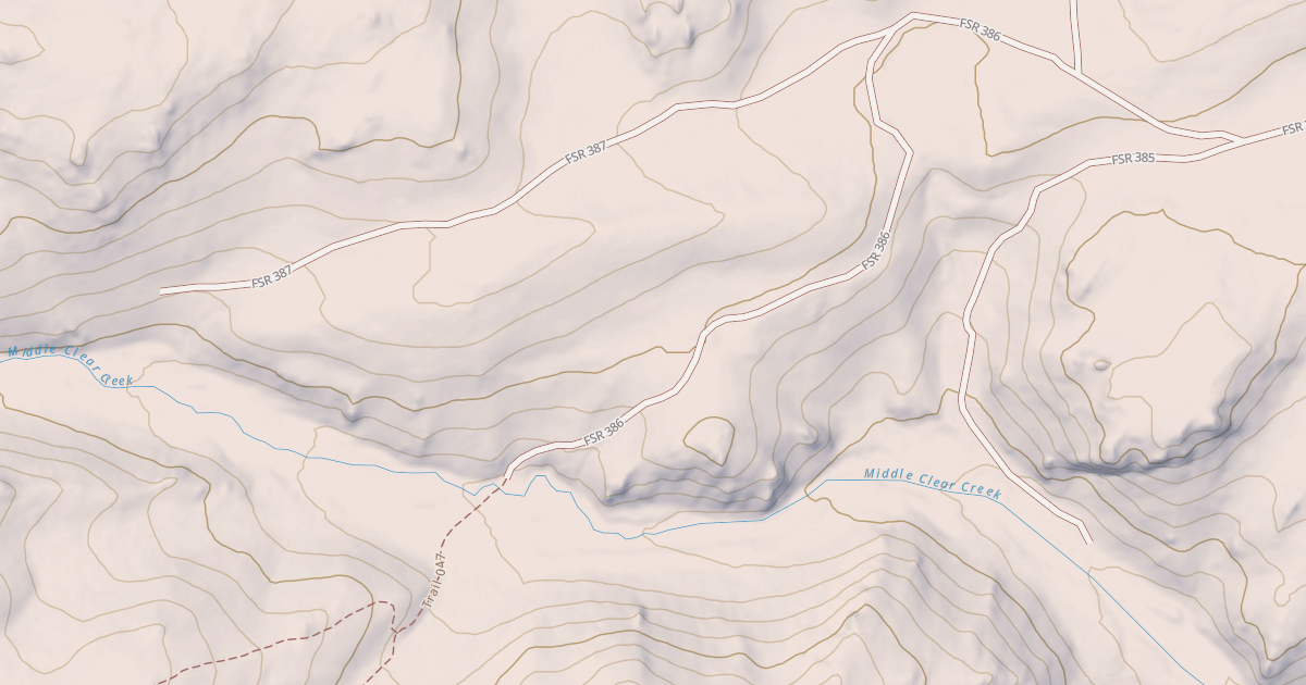 Map preview of OLIVER CREEK