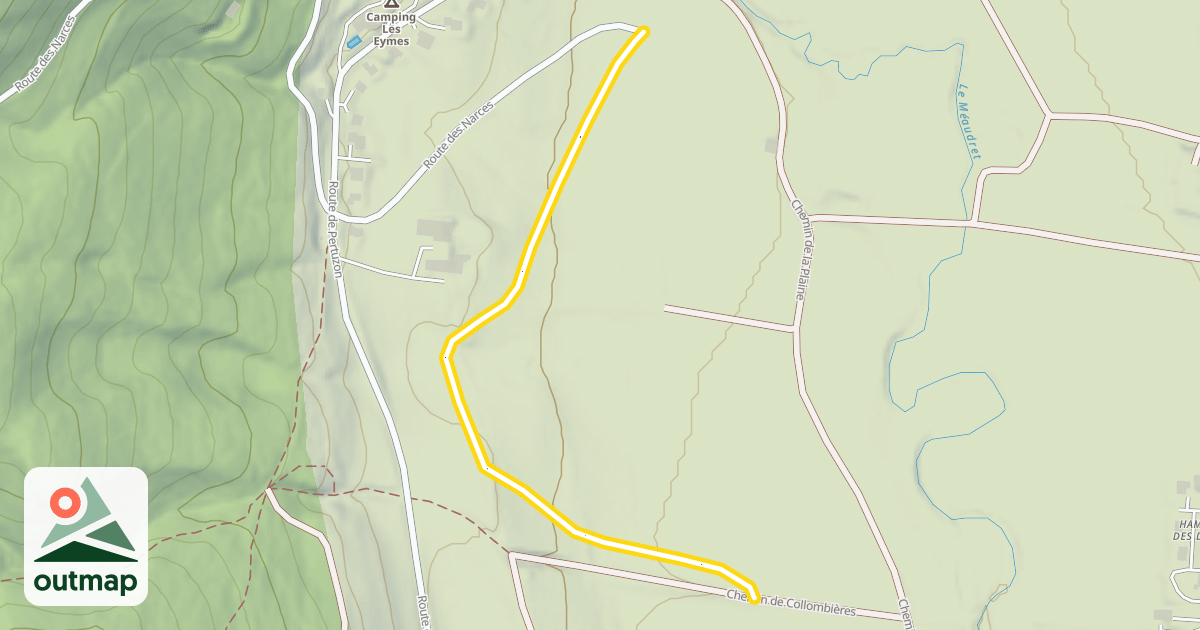 Map of Prairie de Cochat