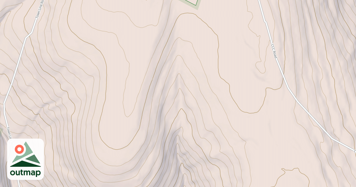 Map of Unmarked Trail #2