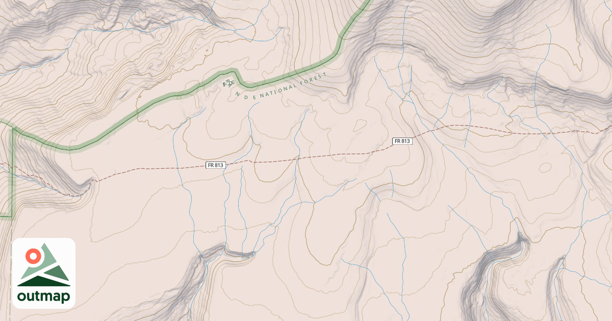 Map of Continental Divide National Scenic Trail