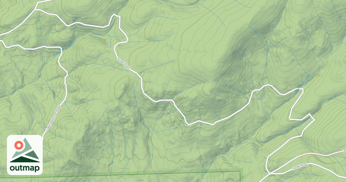 Map of MARTIN CREEK
