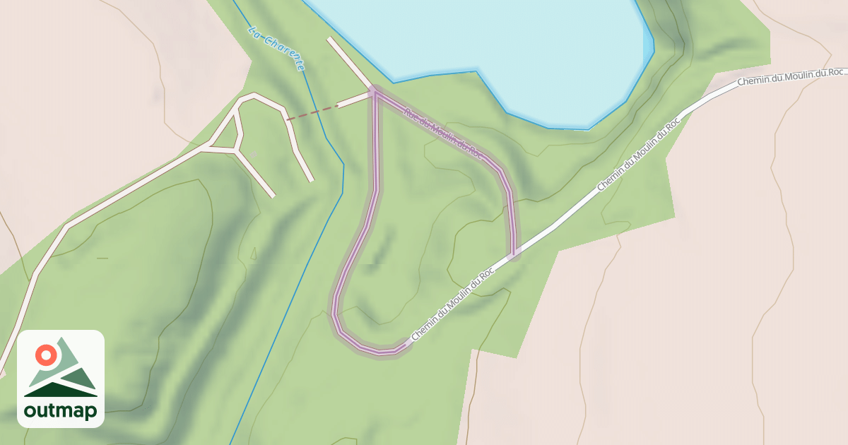 Map of Rue du Moulin du Roc