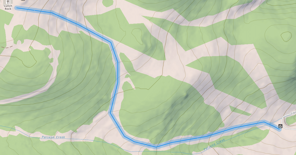 Map preview of Bluebell