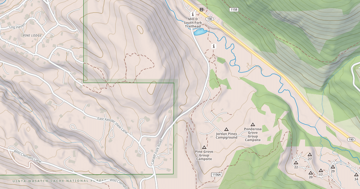 Map preview of CARDIFF FORK