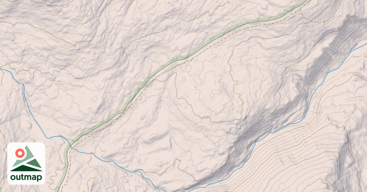 Map of Guinea Pond Trail
