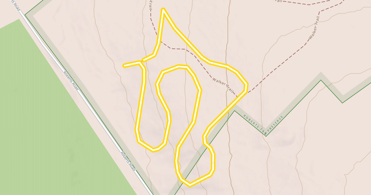 Map preview of Roberts Farm Trail