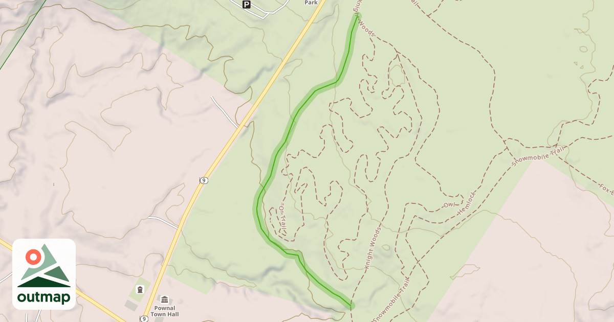 Map of Knight Woods
