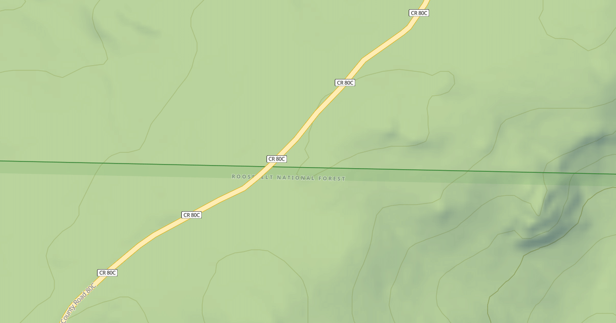 Map preview of BLM National GTLF Public Motorized Roads 6b818642-a0a5-4ebc-b2d5-9a99dc5cf87e